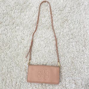 Tory Burch Pink Crossbody leather Purse Bag - Designer
